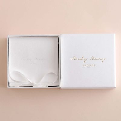 Vielseitige weiße kundenspezifische Schmuck-Geschenkboxen, Deckel und niedriger Kasten 9x9x3.5cm