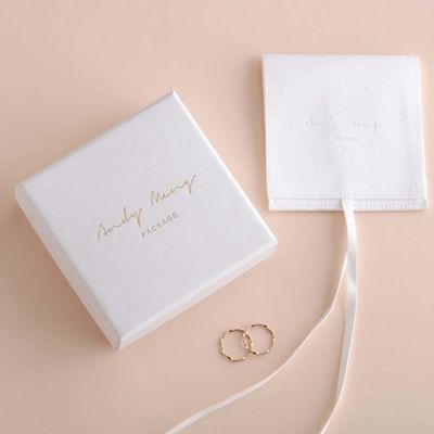 Vielseitige weiße kundenspezifische Schmuck-Geschenkboxen, Deckel und niedriger Kasten 9x9x3.5cm