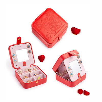 Pantone-Farbe personifizierte Reise-Schmuck-Organisator-Anti Scratch Customizable-Entwurf