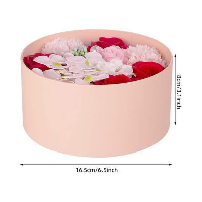 Kundengebundene Pappband-Bogen-Blumen-Blumenstrauß-Kästen für künstliche Blumen