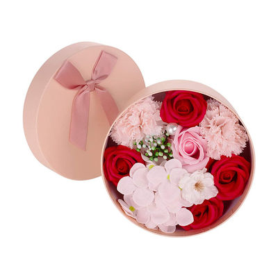 Kundengebundene Pappband-Bogen-Blumen-Blumenstrauß-Kästen für künstliche Blumen