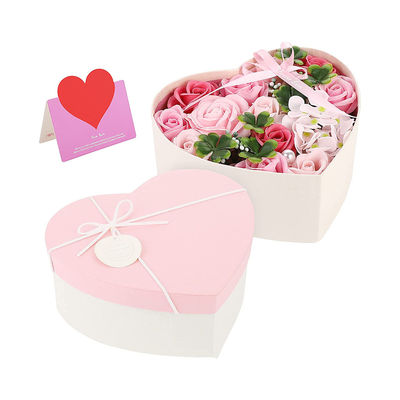 Herz formen CMYK-Blumen-Geschenkbox, Blumenstrauß-Magazin für Valentinstag