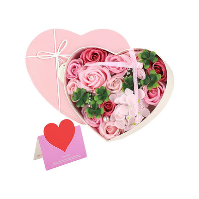 Herz formen CMYK-Blumen-Geschenkbox, Blumenstrauß-Magazin für Valentinstag