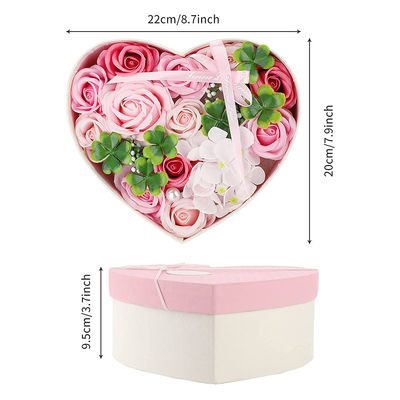 Herz formen CMYK-Blumen-Geschenkbox, Blumenstrauß-Magazin für Valentinstag