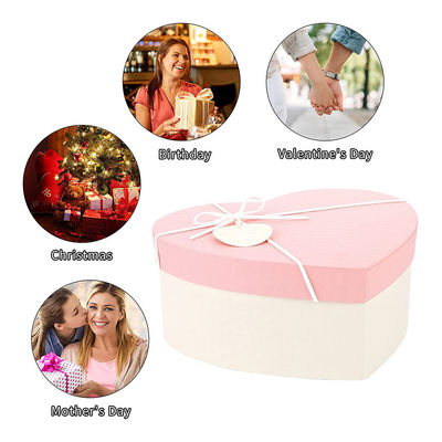 Herz formen CMYK-Blumen-Geschenkbox, Blumenstrauß-Magazin für Valentinstag