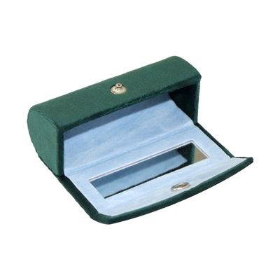 Handgemachtes dunkelgrünes Zertifikat Lippenstift-Carry Case Velvet Withs ISO9001